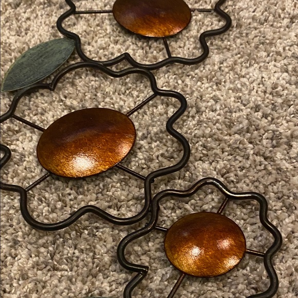 Fetco Jardana Decorative Floral Photo Frame with Orange and Silver Accents. - Picture 7 of 13